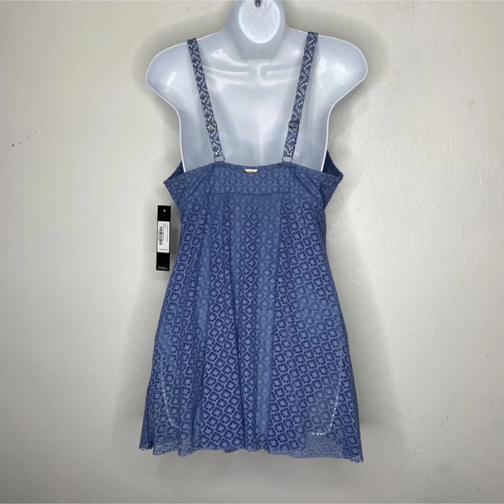 Nicole Miller Crochet Swimdress One Piece (M) NWT - Picture 6 of 12